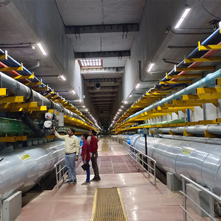 utility tunnel in gift city