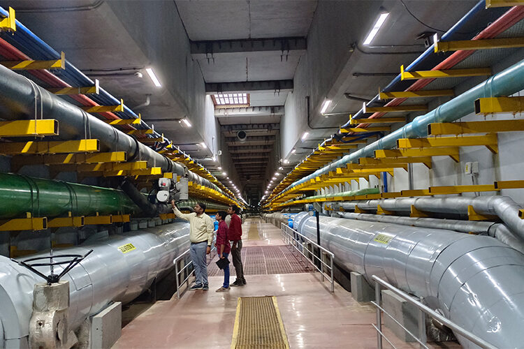 utility tunnel in gift city